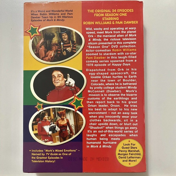 Mork & Mindy: The First Season DVD, 1978 Robin Williams BRAND NEW SEALED - Picture 2 of 3